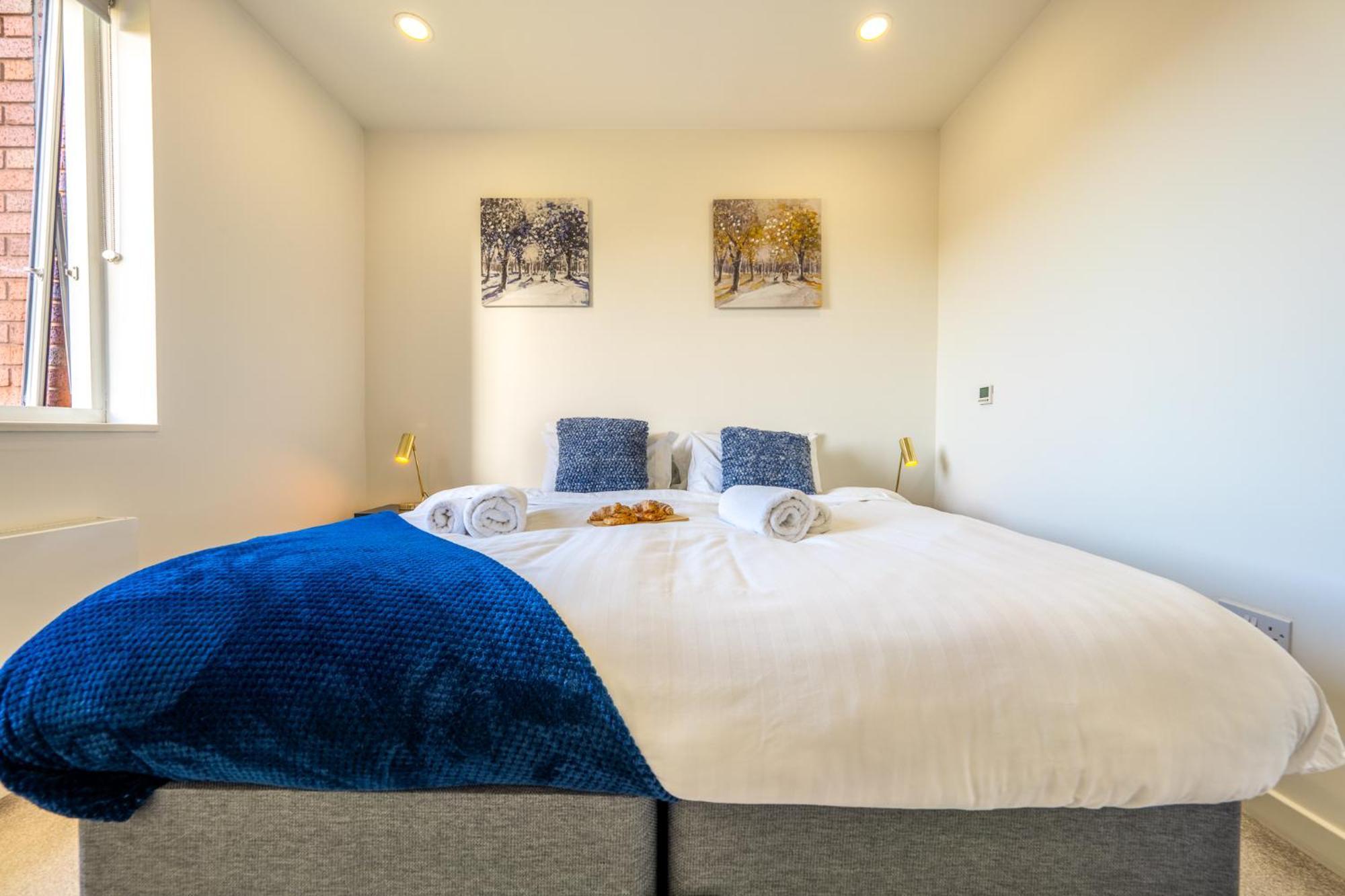 Luxury 1 Bedroom Serviced Apartment With Roof Terrace & Gym スティーブネージ エクステリア 写真